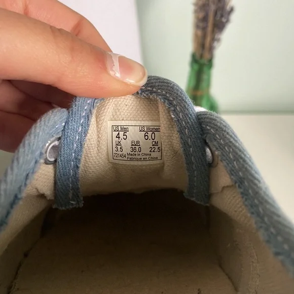 VANS Authentic Denim Two-Tone Sneakers - Picture 7 of 7